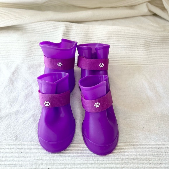 Petstore Waterproof Anti-slip Rain Booties Rubber Dog Shoes - Picture 7 of 10